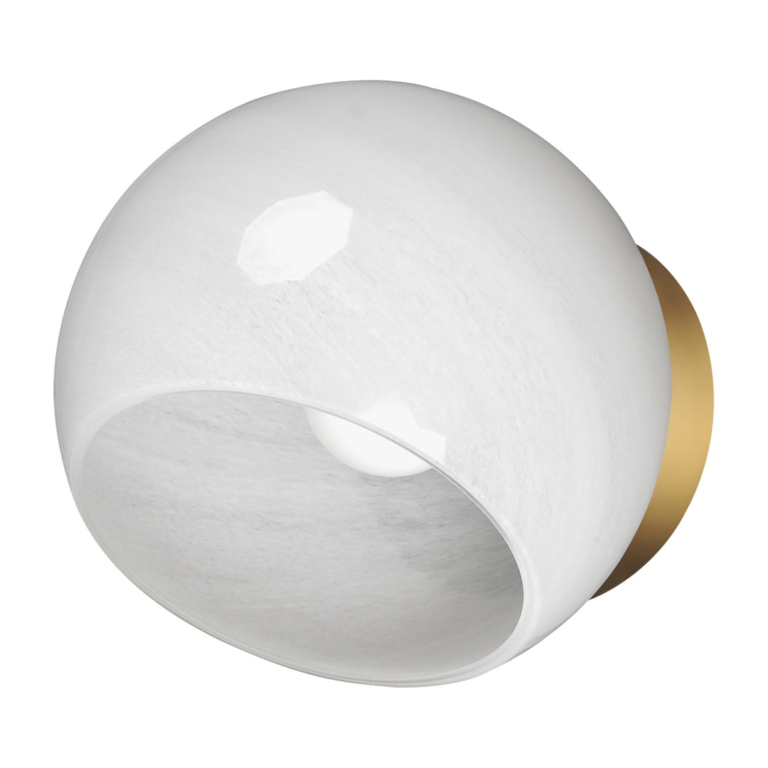 Neve 1-Light Wall Sconce by Studio M Lighting in Natural Aged Brass