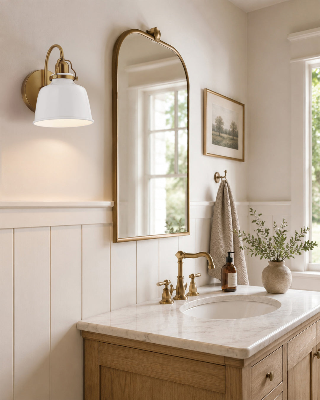 Hollis 1-Light Sconce by Studio M Lighting – lifestyle