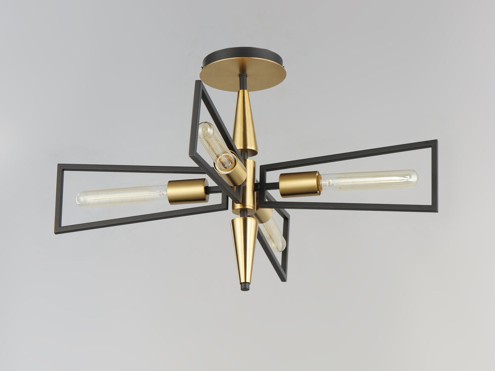 Wings 4-Light Flush Mount by Studio M Lighting – lifestyle