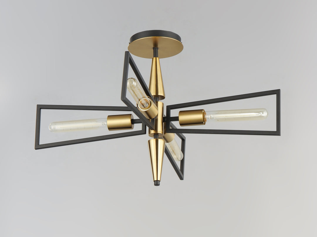 Wings 4-Light Flush Mount by Studio M Lighting – lifestyle