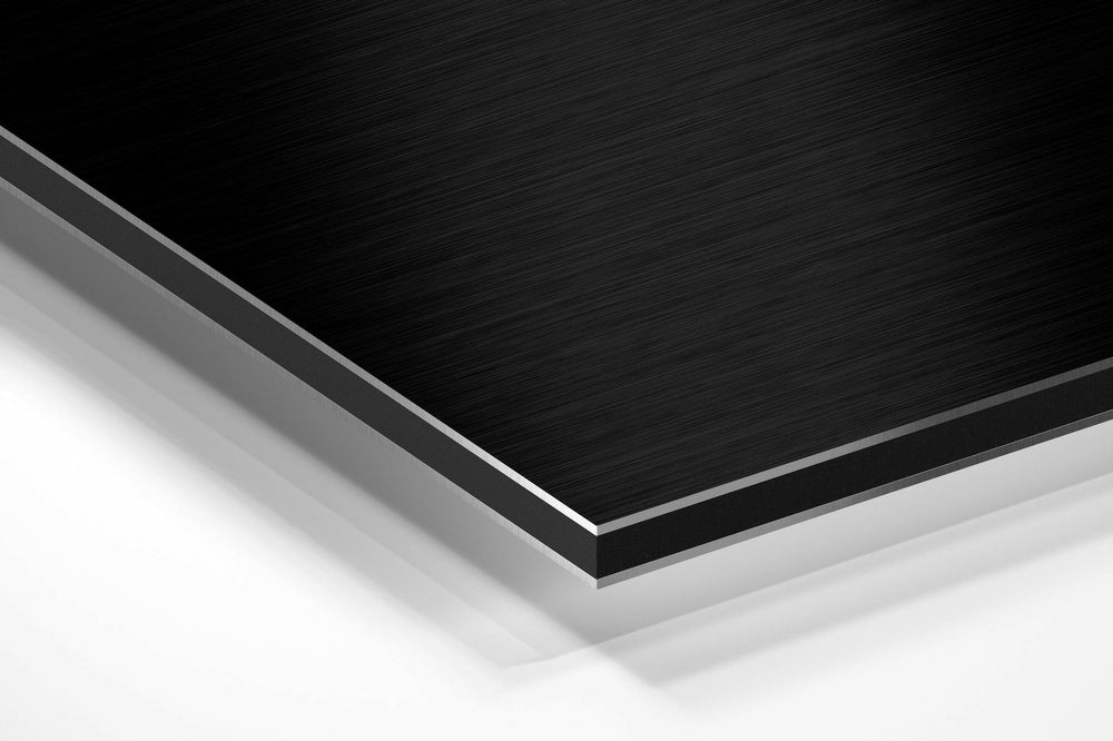 Joker Brushed Aluminium Dibond Wall Art.