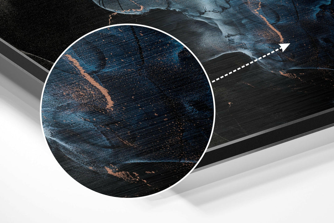 Marmoreal Brushed Aluminium Dibond Wall Art.