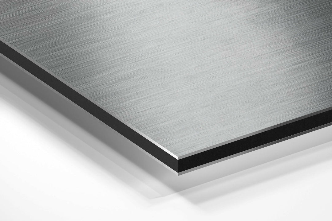 Despair Brushed Aluminium Dibond Wall Art.