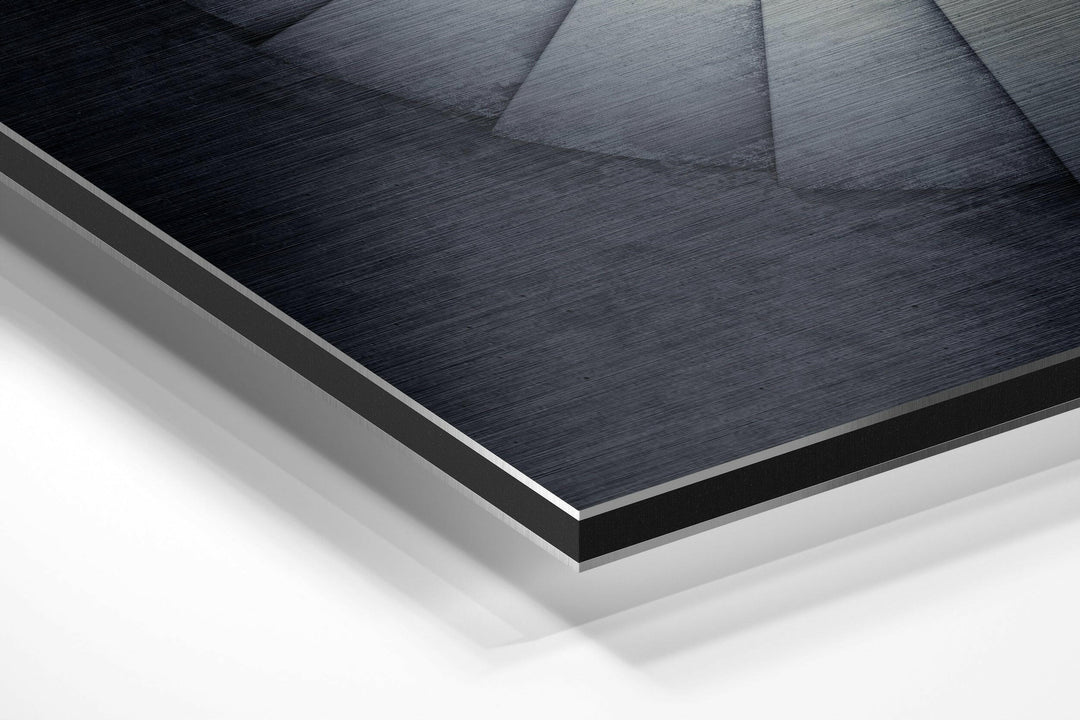 Stairs Brushed Aluminium Dibond Wall Art.