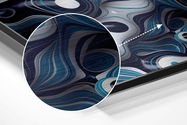 Evil Eyes Brushed Aluminium Dibond Wall Art.