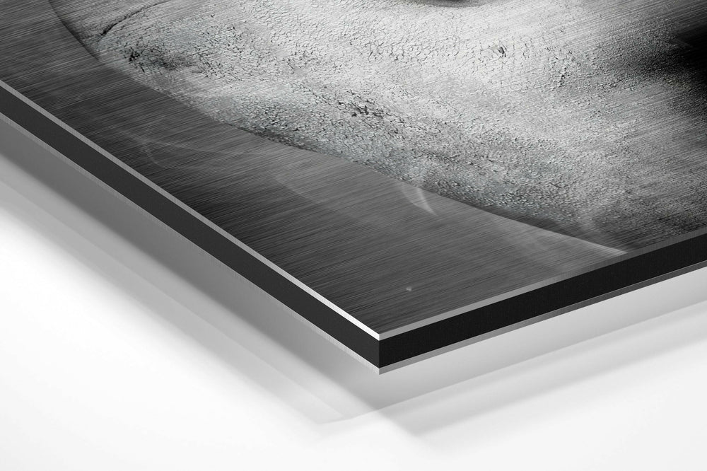 Dance with Smoke Brushed Aluminium Dibond Wall Art.