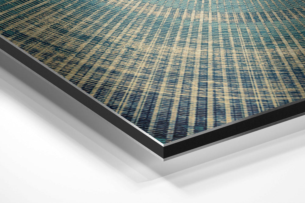 Texture Brushed Aluminium Dibond Wall Art.