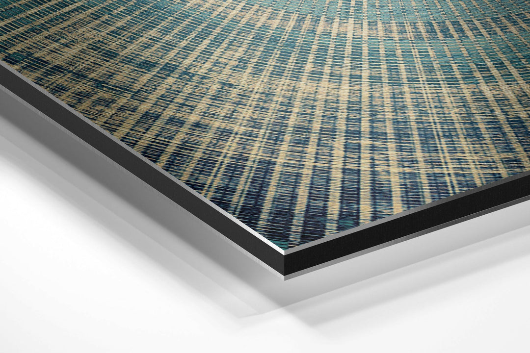 Texture Brushed Aluminium Dibond Wall Art.