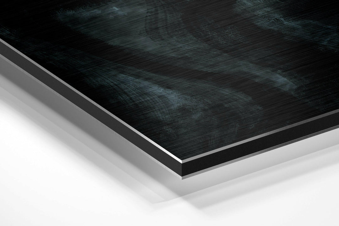 Scary Panda Brushed Aluminium Dibond Wall Art.