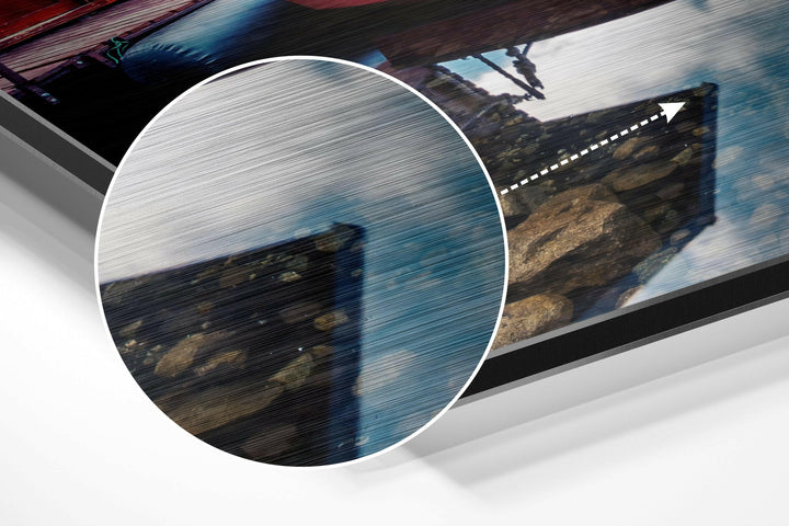 Boats  Brushed Aluminium Dibond Wall Art.