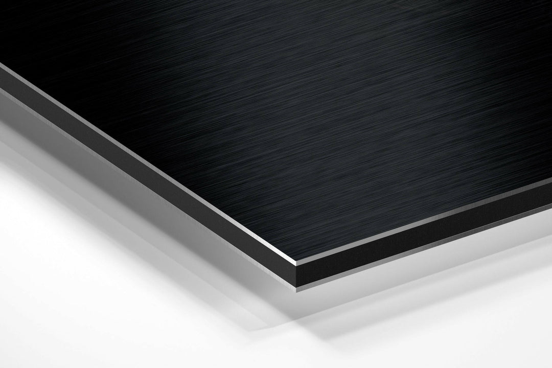 Eyelashes Brushed Aluminium Dibond Wall Art.