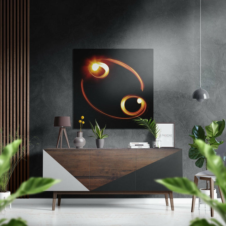 Cancer Brushed Aluminium Dibond Wall Art.