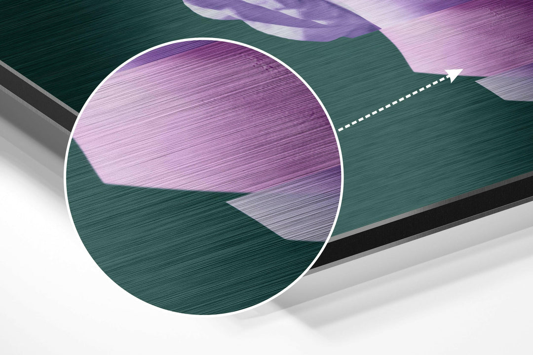 The Art of Sculpture Brushed Aluminium Dibond Wall Art.