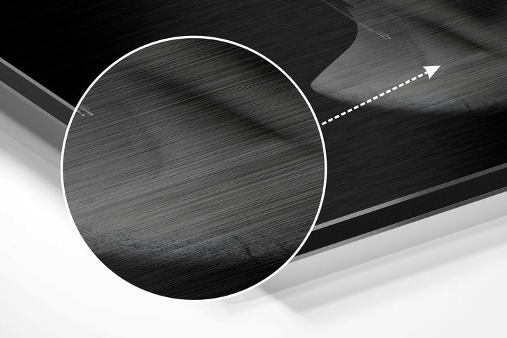 The Art of Sculpture Brushed Aluminium Dibond Wall Art.