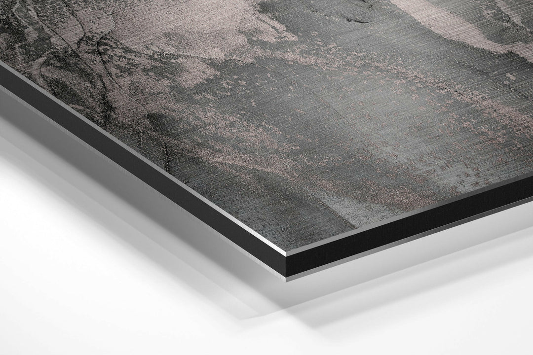 Marmoreal Brushed Aluminium Dibond Wall Art.