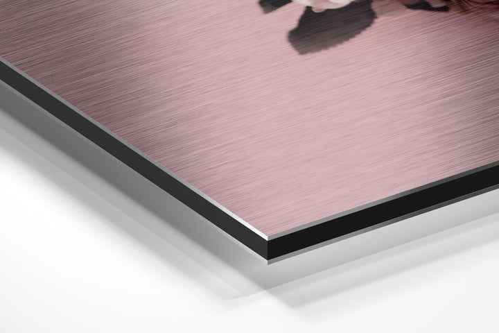 Cute Skull Brushed Aluminium Dibond Wall Art.