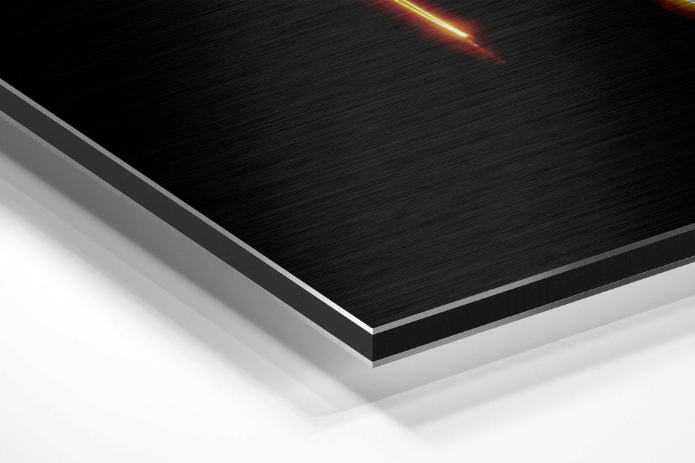 Scorpio Brushed Aluminium Dibond Wall Art.