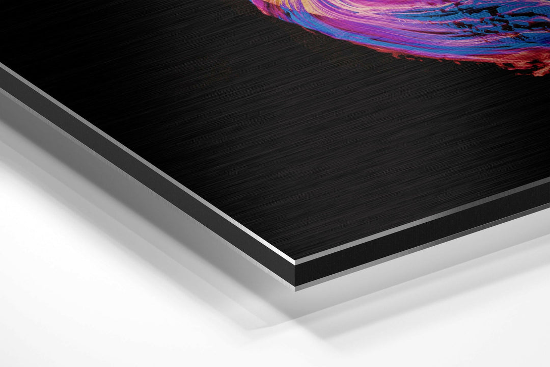 Dance of Pink Brushed Aluminium Dibond Wall Art.