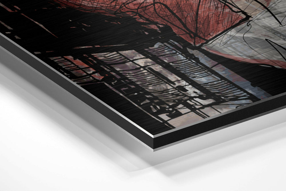 Jazz Brushed Aluminium Dibond Wall Art.