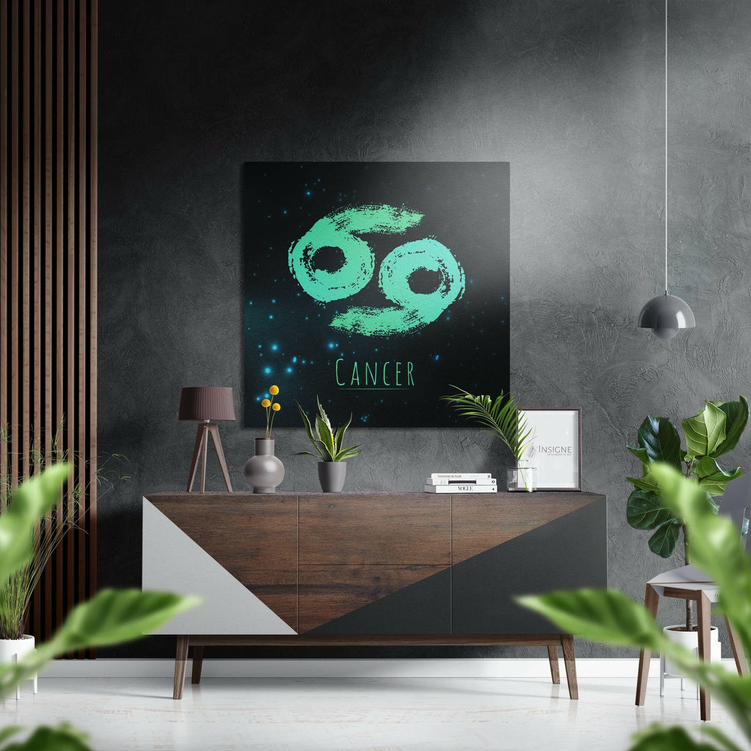Cancer Brushed Aluminium Dibond Wall Art.