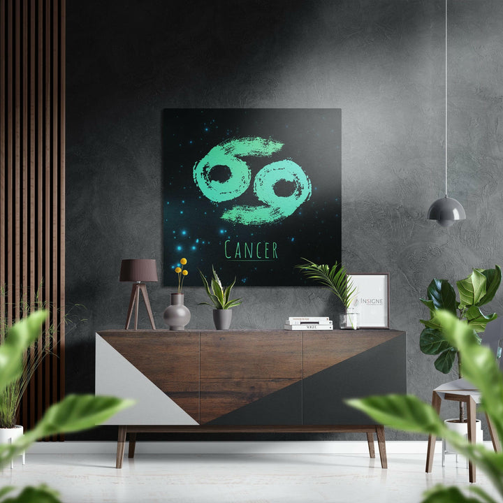 Cancer Brushed Aluminium Dibond Wall Art.