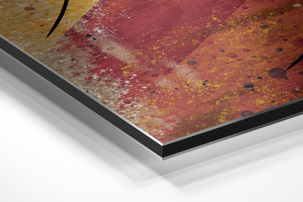 Dance Brushed Aluminium Dibond Wall Art.