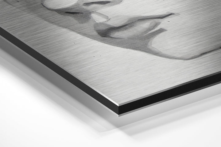 The Kid Brushed Aluminium Dibond Wall Art.