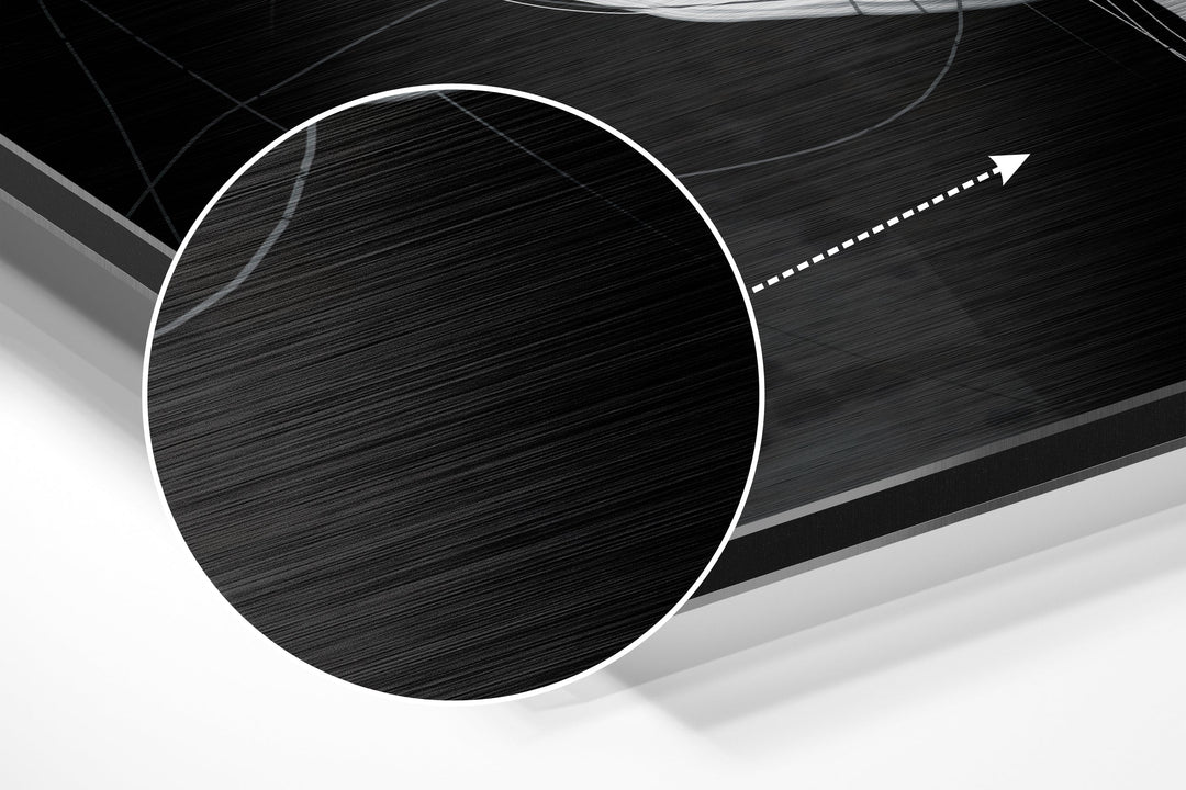 The Hole Brushed Aluminium Dibond Wall Art.