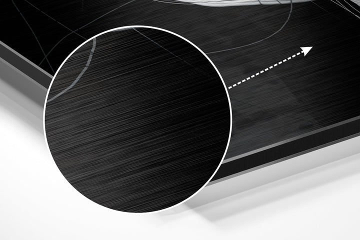 The Hole Brushed Aluminium Dibond Wall Art.