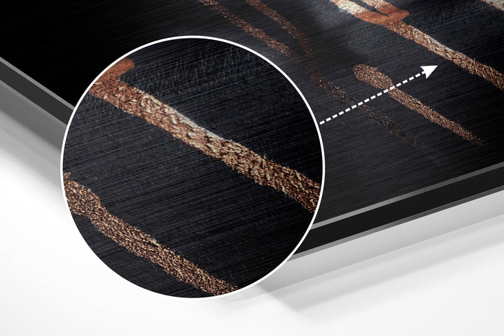 Women Brushed Aluminium Dibond Wall Art.