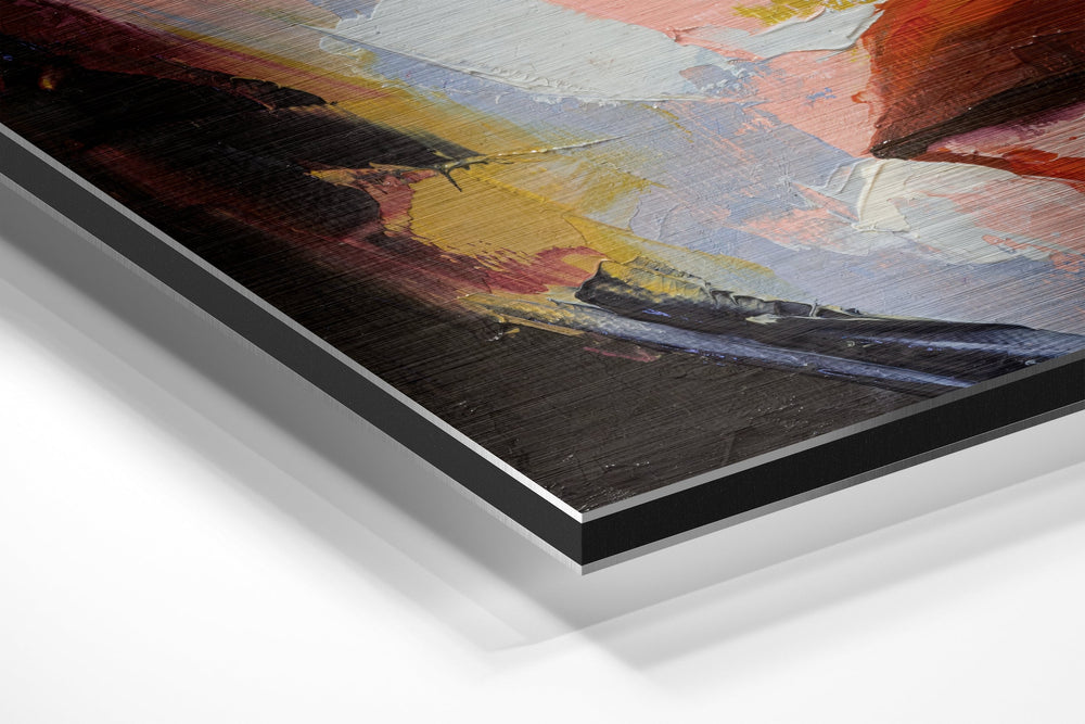 Beauty Brushed Aluminium Dibond Wall Art.