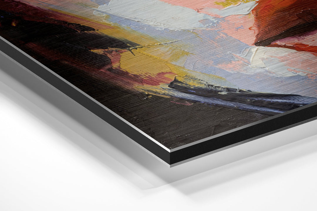 Beauty Brushed Aluminium Dibond Wall Art.