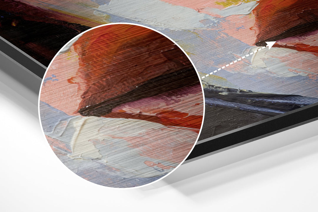 Beauty Brushed Aluminium Dibond Wall Art.