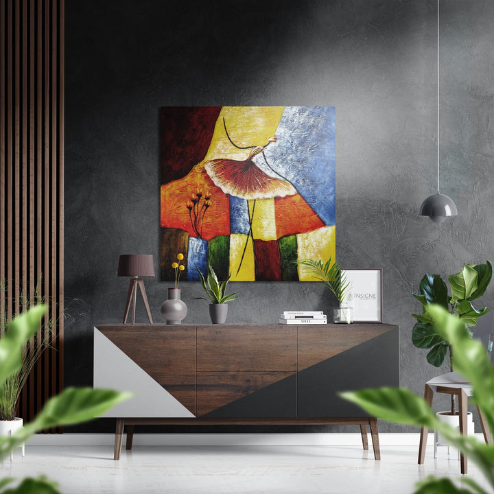 Ballerina Brushed Aluminium Dibond Wall Art.