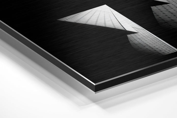Buildings Brushed Aluminium Dibond Wall Art.