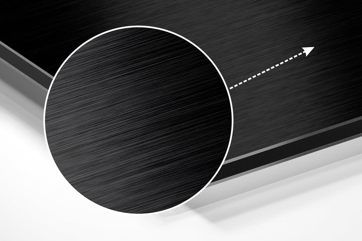 Flower Brushed Aluminium Dibond Wall Art.