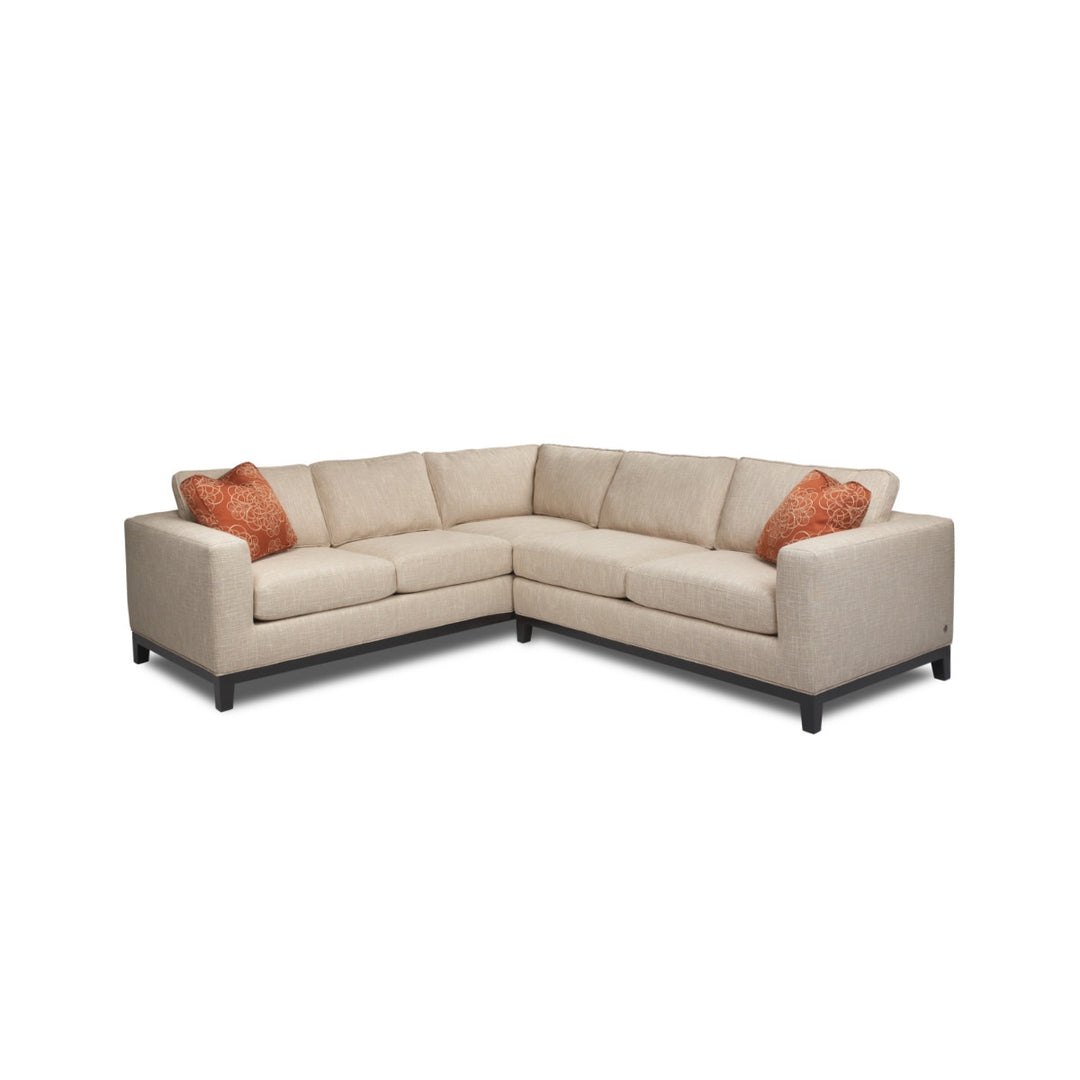 Brooke corner-return sectional alternate product view; choose the selected mirrored layout.