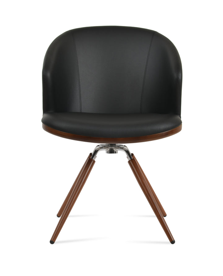 Athena Carrot Swivel Dining Armchair Soho Concept