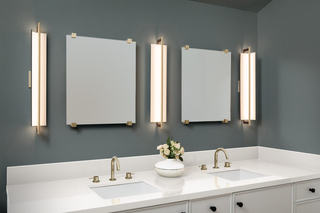 Allavo LED Vanity Sconce Vanity Sconces Cerno