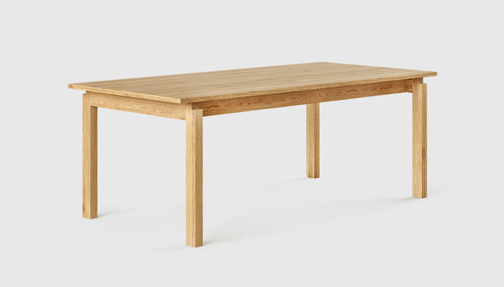 Annex Extendable Dining Table by Gus Modern finish and detail view