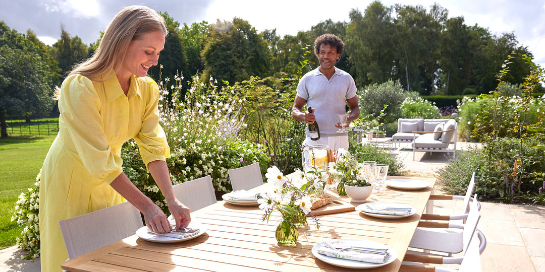 Around Dining Table 150 by Barlow Tyrie – Around collection lifestyle