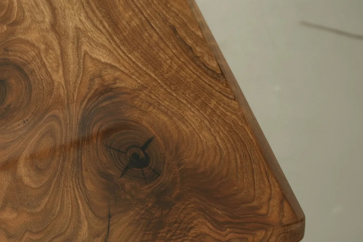 Aspen Walnut Transparent Resin Dining Table by Thomas Dawn