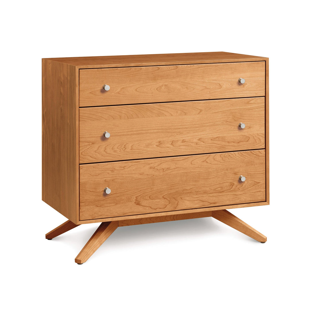 Astrid 3-Drawer Dresser in Natural Cherry