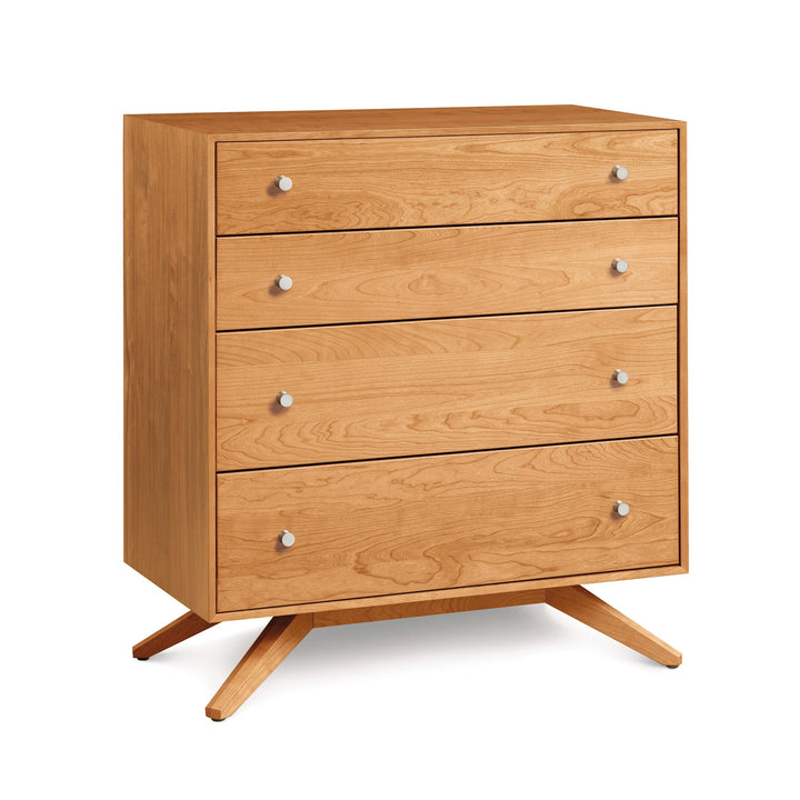 Astrid 4-Drawer Dresser in Natural Cherry