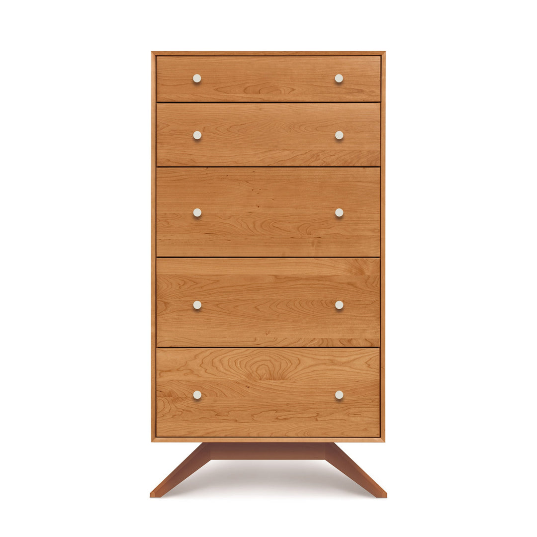 Astrid 5-Drawer Dresser in Natural Cherry