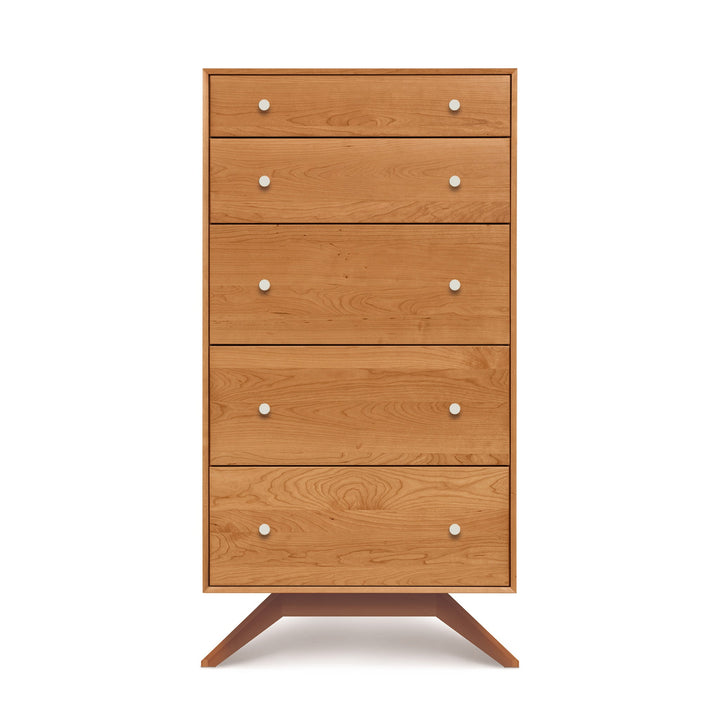 Astrid 5-Drawer Dresser in Natural Cherry