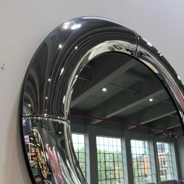 Atlas Mirror in Polished Steel by Interior Moderna - view 13
