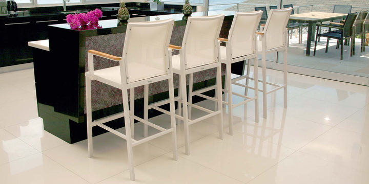 Aura High Dining Carver by Barlow Tyrie – Aura collection lifestyle