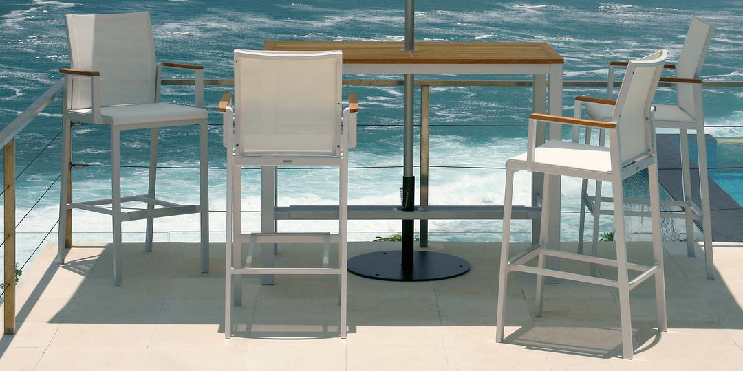 Aura Counter Table 200 by Barlow Tyrie – Aura collection lifestyle