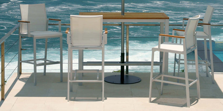 Aura High Dining Carver by Barlow Tyrie – Aura collection lifestyle